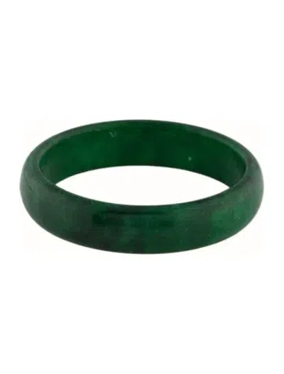 Pre-owned Ring Dyed Jadeite Band  In Multi
