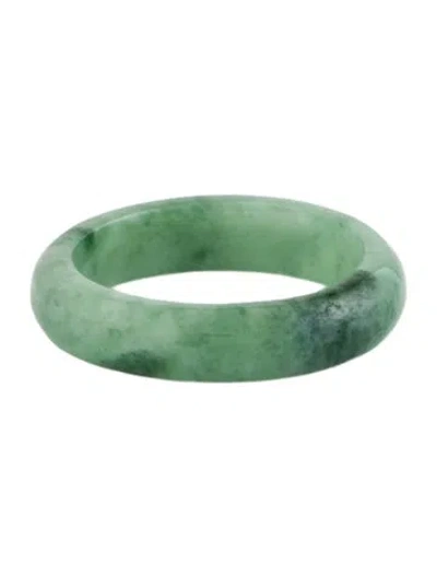 Pre-owned Ring Dyed Jadeite Band  In Multicolor