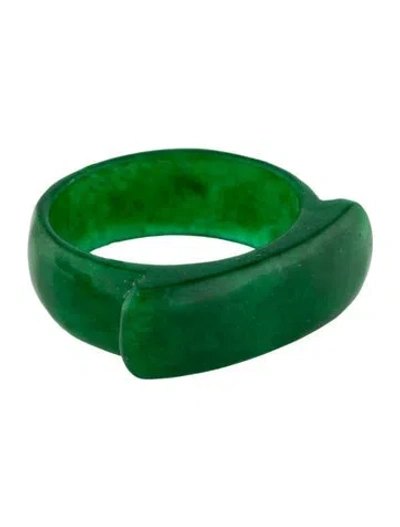 Pre-owned Ring Dyed Jadeite Cocktail  In Multi