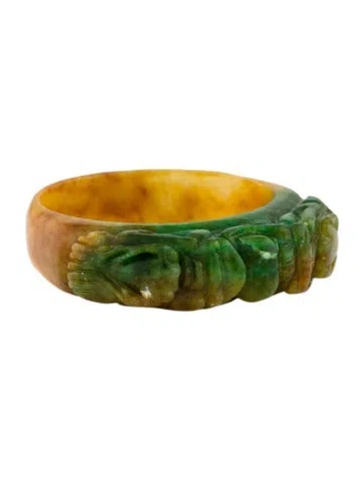 Pre-owned Ring Dyed Jadeite Cocktail  In Multi