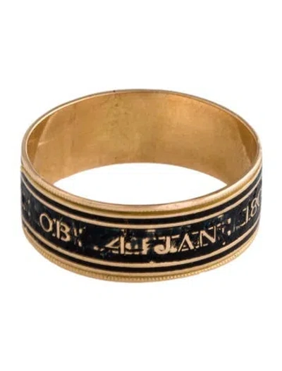 Pre-owned Ring Enamel Memorial  In Multi