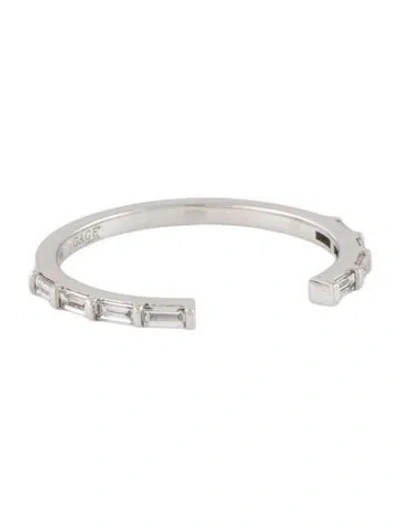 Pre-owned Ring Gage Diamonds 14k Lab Grown Diamond Negative Space  In Multi