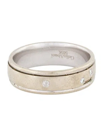 Pre-owned Ring Gelin & Abaci 14k Diamond Mens Band In Multi