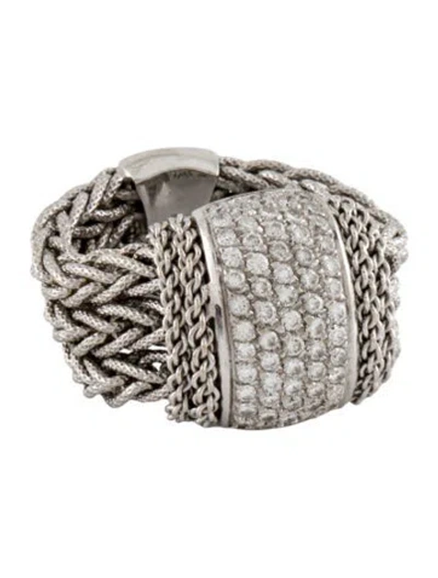 Pre-owned Ring Harpo's 18k Diamond Chain  In Multi