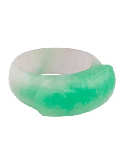 Pre-owned Ring Jadeite Band In Multi