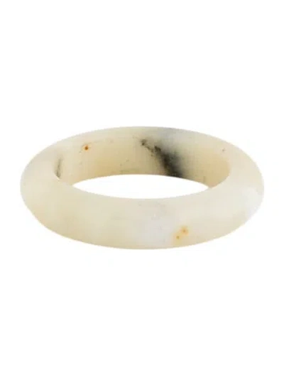 Pre-owned Ring Jadeite Band In Multicolor