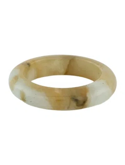 Pre-owned Ring Jadeite Band In Multicolor