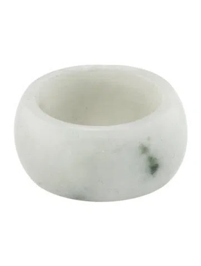 Pre-owned Ring Jadeite Wide Band In Multi