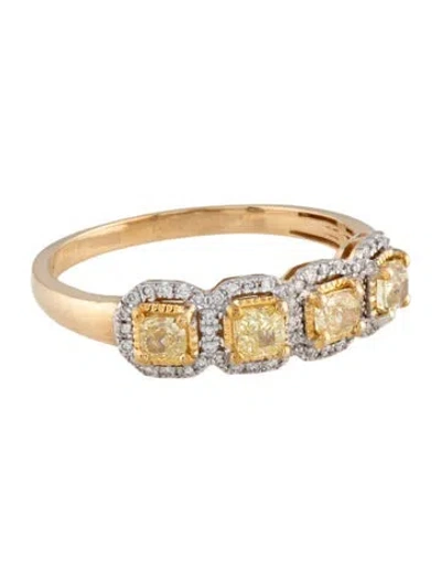 Pre-owned Ring Kallati 14k Diamond Band In Multicolor