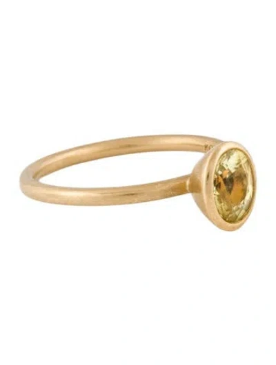Pre-owned Ring Kimberly Collins 18k Sapphire Yumdrop  In Multi