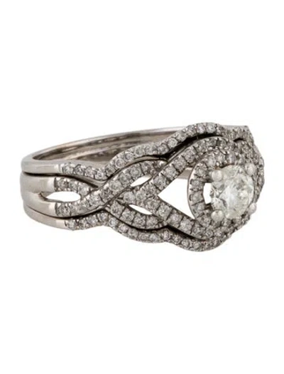 Pre-owned Ring Michael Hill 14k Diamond Cocktail  In Multi