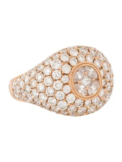 Pre-owned Ring Odelia 18k 3.11ctw Diamond Band  In Multi
