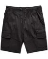 RING OF FIRE BIG BOYS HARLOW STRETCH TECH FABRIC PULL-ON CARGO SHORTS WITH MOTO DETAILING