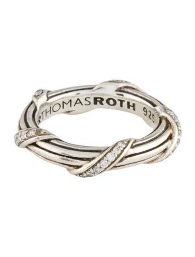 Pre-owned Ring Peter Thomas Roth Diamond Signature Band In Multi