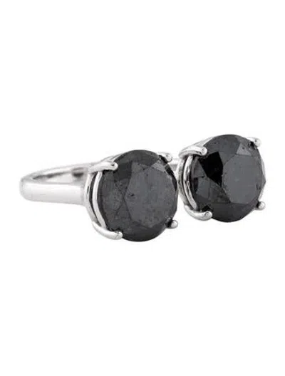 Pre-owned Ring Platinum 11.61ctw Diamond Cocktail  In Multi