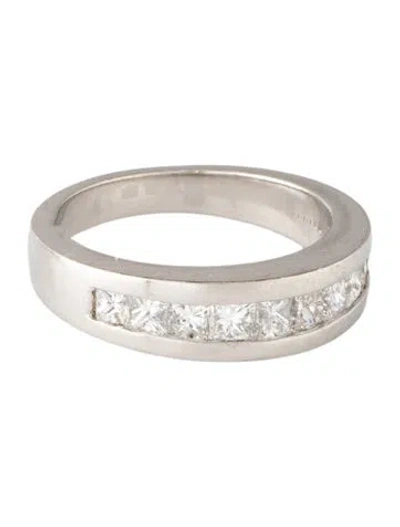 Pre-owned Ring Platinum 1.26ctw Diamond Band  In Multicolor