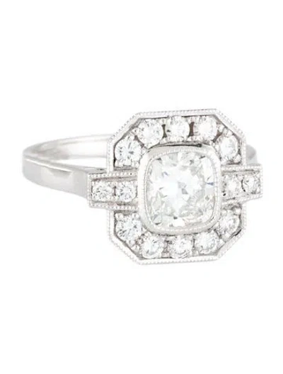 Pre-owned Ring Platinum 1.43ctw Diamond  In Multi