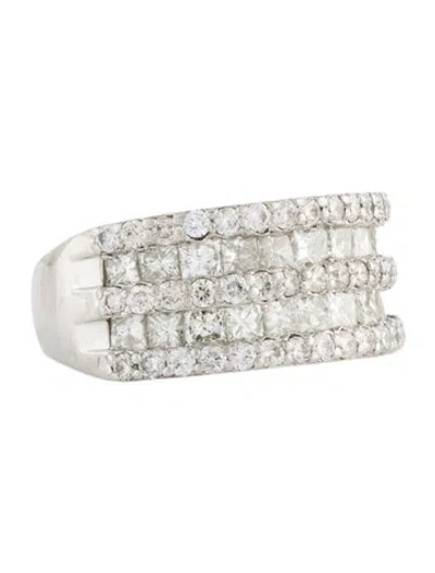 Pre-owned Ring Platinum 2.00ctw Diamond Band In Multi