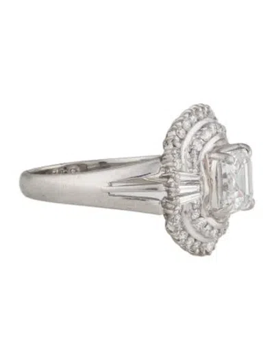 Pre-owned Ring Platinum 2.07ctw Diamond Cocktail  In Multi