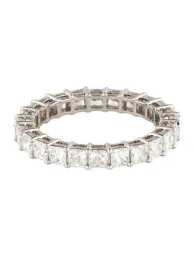 Pre-owned Ring Platinum 2.28ctw Lab-grown Diamond Eternity Band In Multi