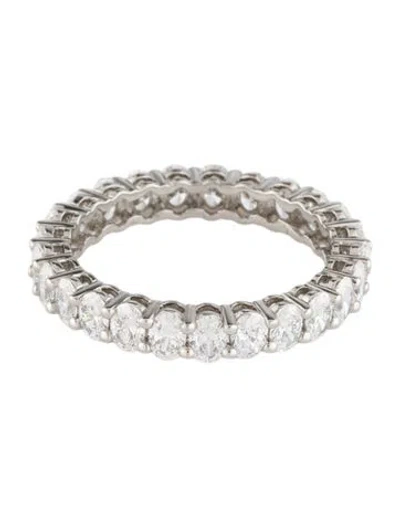 Pre-owned Ring Platinum 2.31ctw Lab Grown Diamond Eternity Band  In Multi