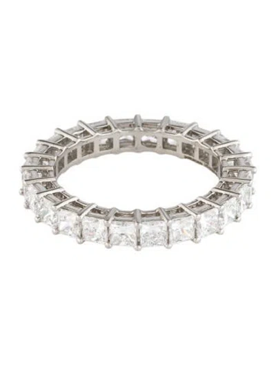 Pre-owned Ring Platinum 2.51ctw Lab-grown Diamond Eternity Band  In Multi