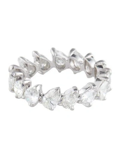 Pre-owned Ring Platinum 2.72ctw Diamond Eternity Band In Multi