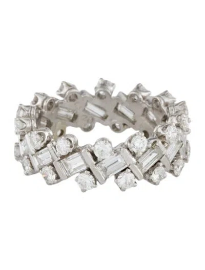 Pre-owned Ring Platinum 2.80ctw Diamond Band In Multi