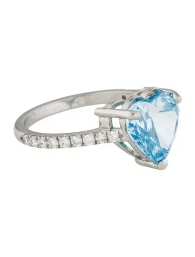 Pre-owned Ring Platinum 2.91ctw Lab-grown Diamond Cocktail  In Multi