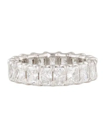 Pre-owned Ring Platinum 4.04ct Diamond Eternity Band In Multi