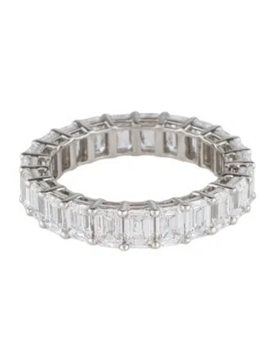 Pre-owned Ring Platinum 4.75ctw Lab-grown Diamond Eternity Band In Multi
