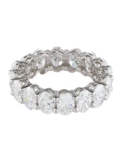 Pre-owned Ring Platinum 5.72ctw Lab-grown Diamond Eternity Band In Multi