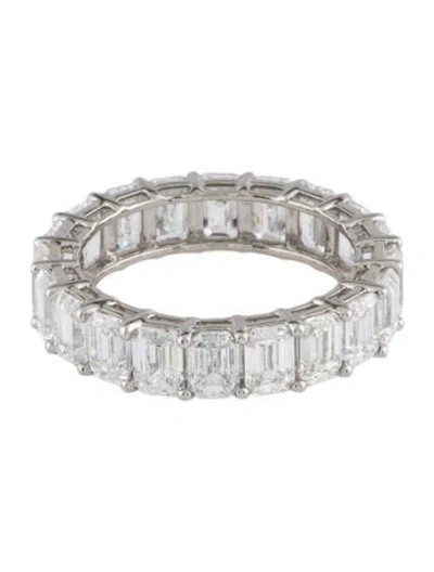 Pre-owned Ring Platinum 6.53ctw Lab-grown Diamond Eternity Band In Multi