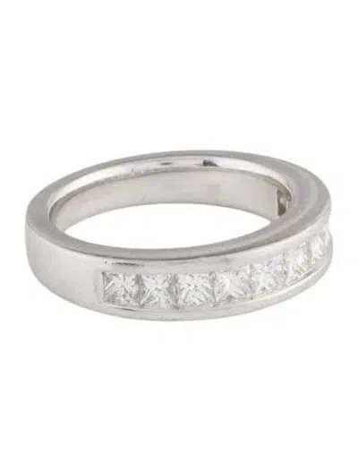 Pre-owned Ring Platinum Diamond Band In Multi