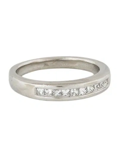 Pre-owned Ring Platinum Diamond Band In Multi