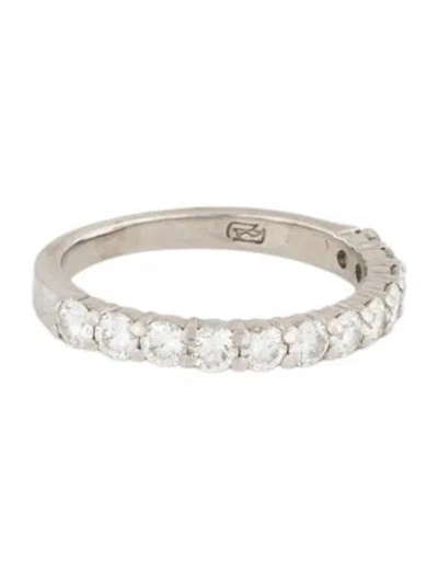 Pre-owned Ring Platinum Diamond Band In Multi
