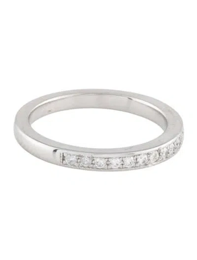 Pre-owned Ring Platinum Diamond Band In Multicolor