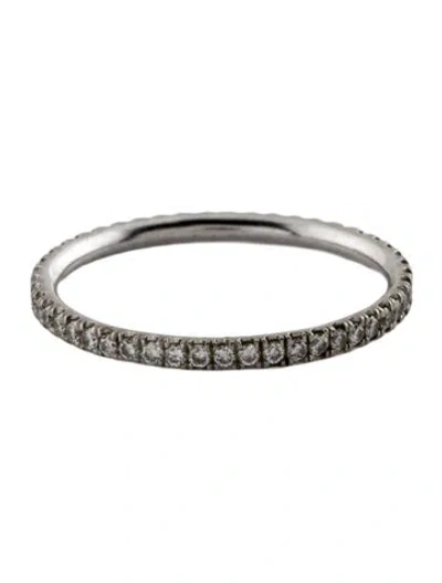 Pre-owned Ring Platinum Diamond Eternity Band In Multi