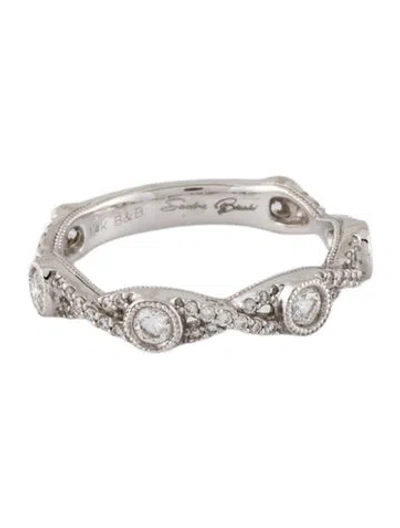 Pre-owned Ring Sandra Biachi 14k Diamond Band In Multi
