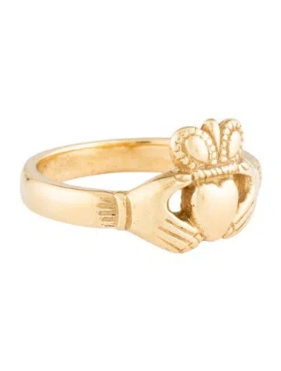 Pre-owned Ring Thomas Dillions Original 18k Claddagh  In Multicolor