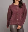 RINO AND PELLE BUBBLY JACKET IN PRUNE