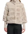 Rino And Pelle Feline Jacket In Birch In Neutral