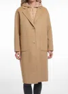 Rino And Pelle Femia Camel Coat In Animal Print