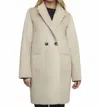 Rino And Pelle Ivon Reversible Coat In Birch In Gray