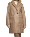 Rino And Pelle Ivon Reversible Coat In Twig In Multi