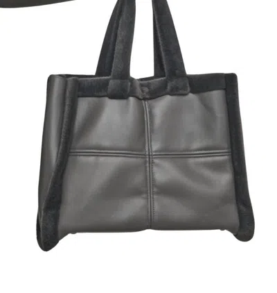Rino And Pelle Jasmin Big Shopper Graphite In Black