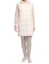 Rino And Pelle Kika Bodywarmer Coat In Birch In White
