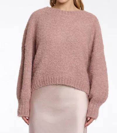 Rino And Pelle Lien Sweater In Old Pink