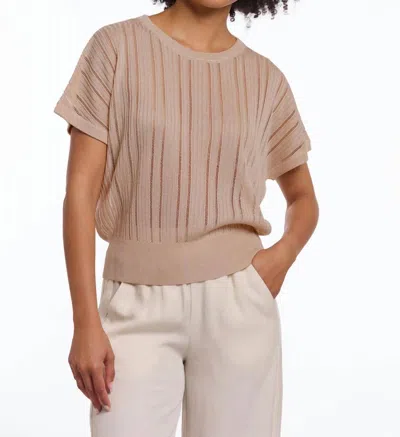 Rino And Pelle Trijn Knitted Top In Oat In Brown