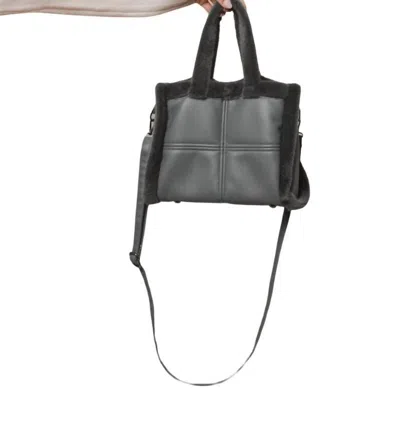 Rino And Pelle Women's Jasha Small Shopper Graphite In Black